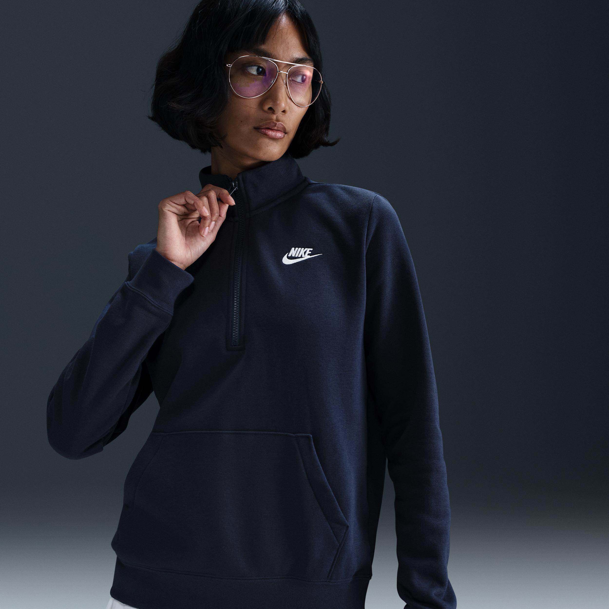 Women's Nike Sportswear Club Fleece 1/2-Zip Sweatshirt Product Image