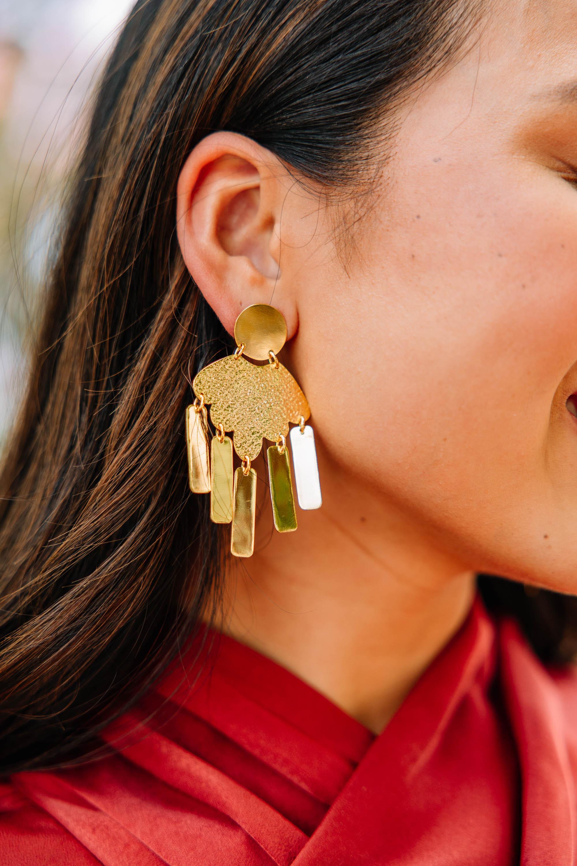 All On You Gold Earrings Female Product Image