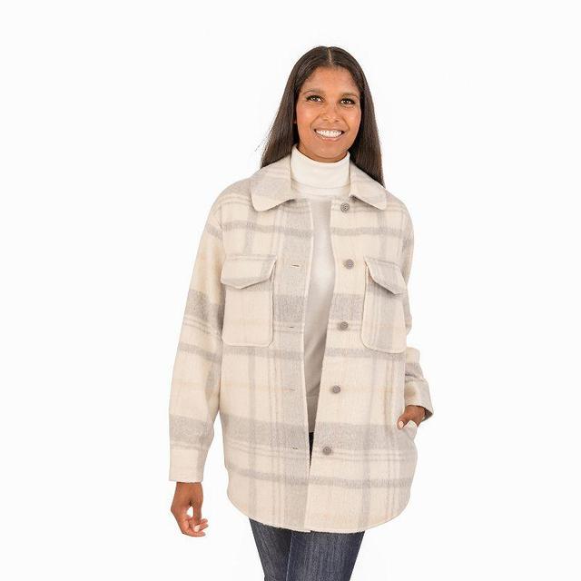 Womens Fleet Street Oversized Wool Blend Shacket Product Image