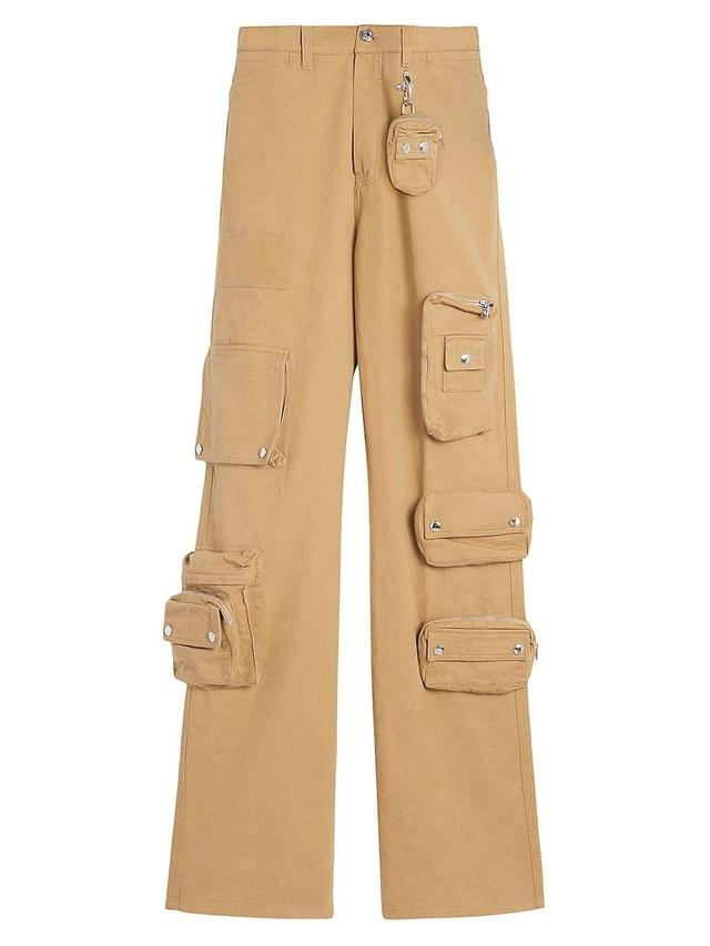 Mens Lanvin Lab x Future Utility Pocket Cotton Pants Product Image