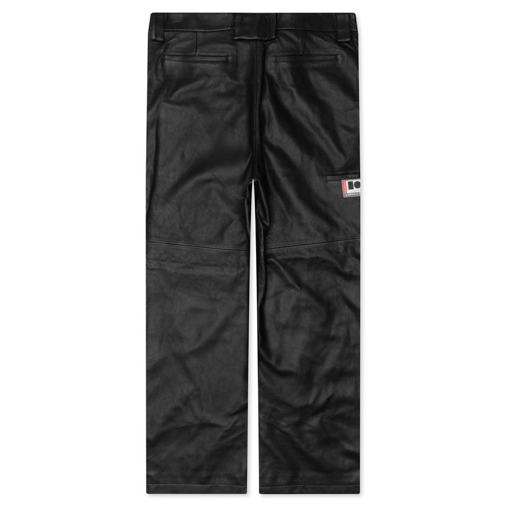 Leather Worker Pant - Black Male Product Image