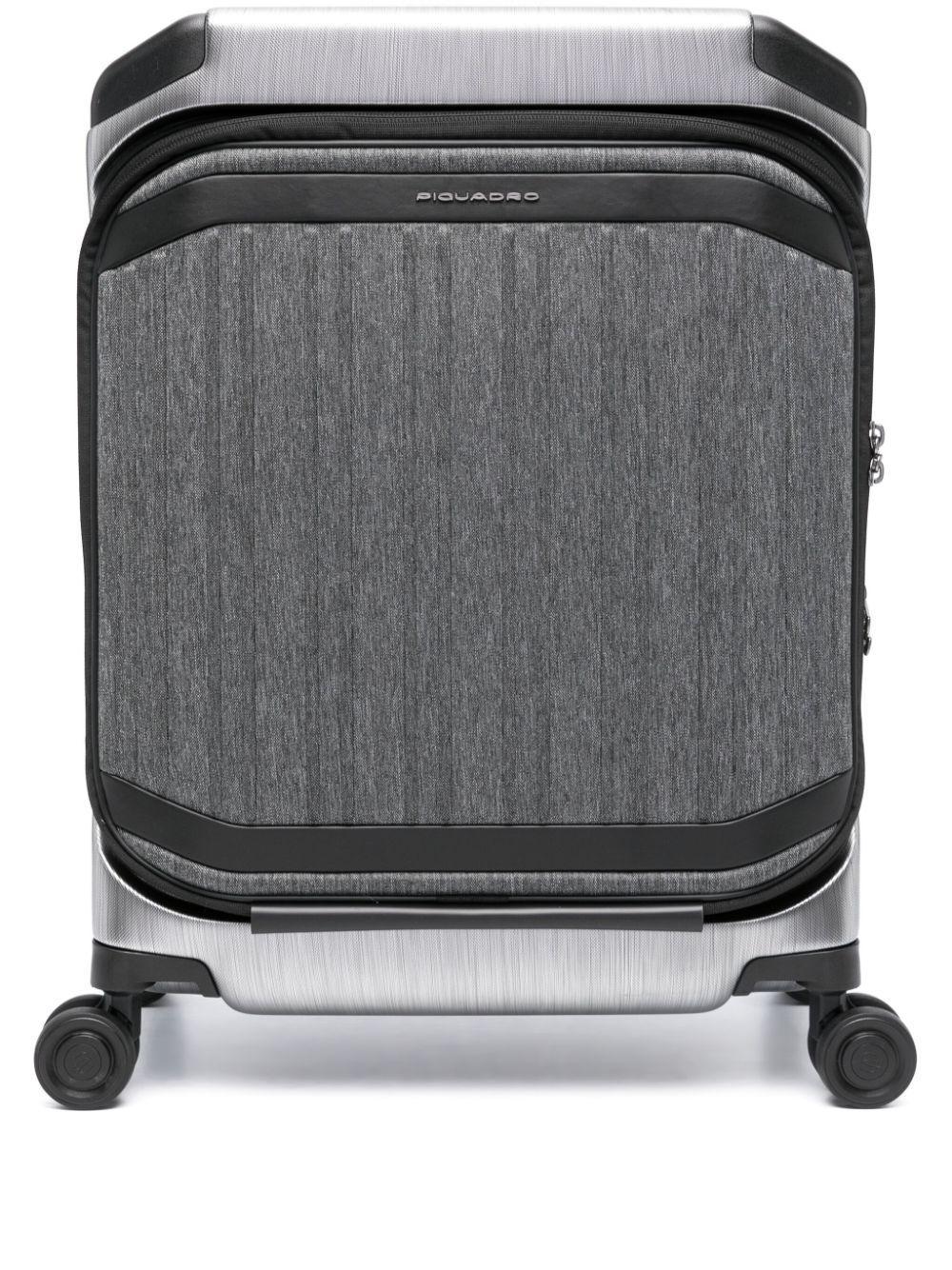 PIQUADRO Hardside Spinner Cabin Suitcase In Grey Product Image