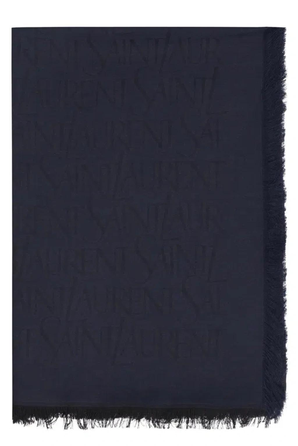 Large Square Scarf In Blu Product Image