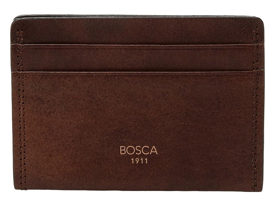 Bosca Dolce Collection - Weekend Wallet (Dark Brown) Wallet Handbags Product Image