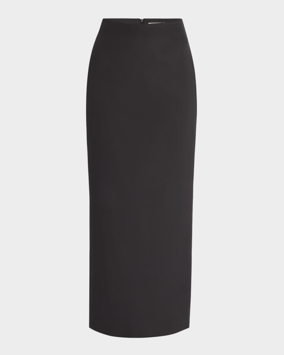 Bartelle Long Wool Pencil Skirt product image