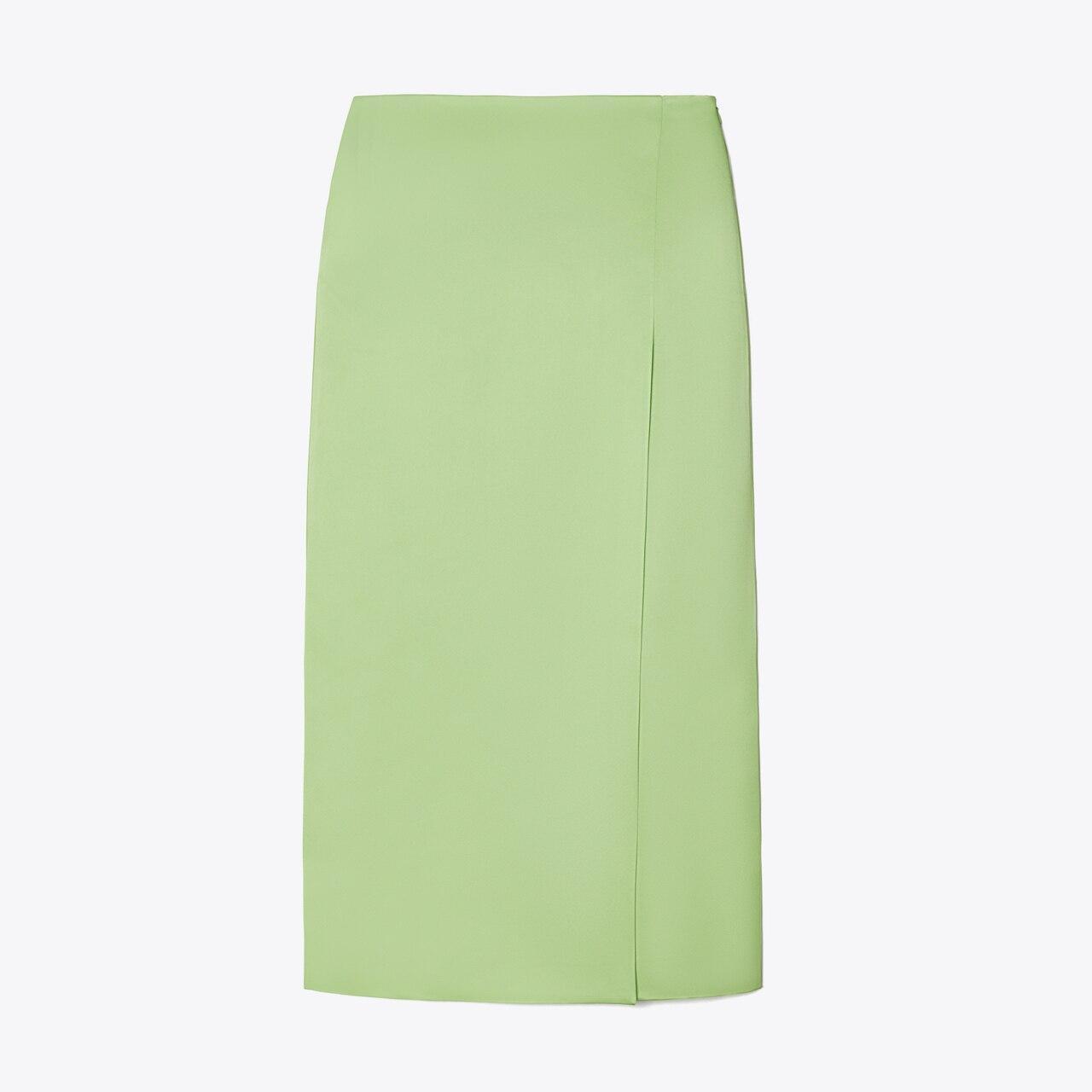 Satin Wrap Skirt Product Image