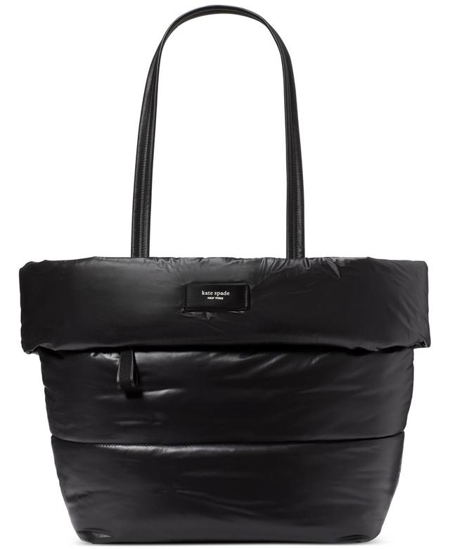 kate spade new york Puffed Puffy Fabric Large Tote Product Image