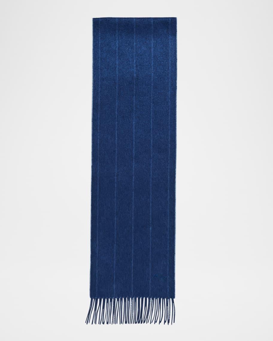 Mens Fringe Silk Cashmere Scarf product image