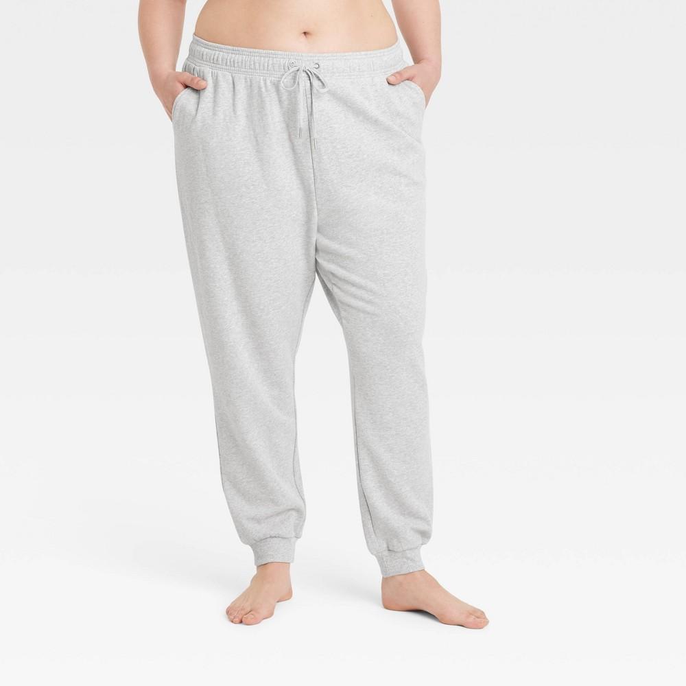 Womens Fleece Jogger Pants - Auden 1X Product Image