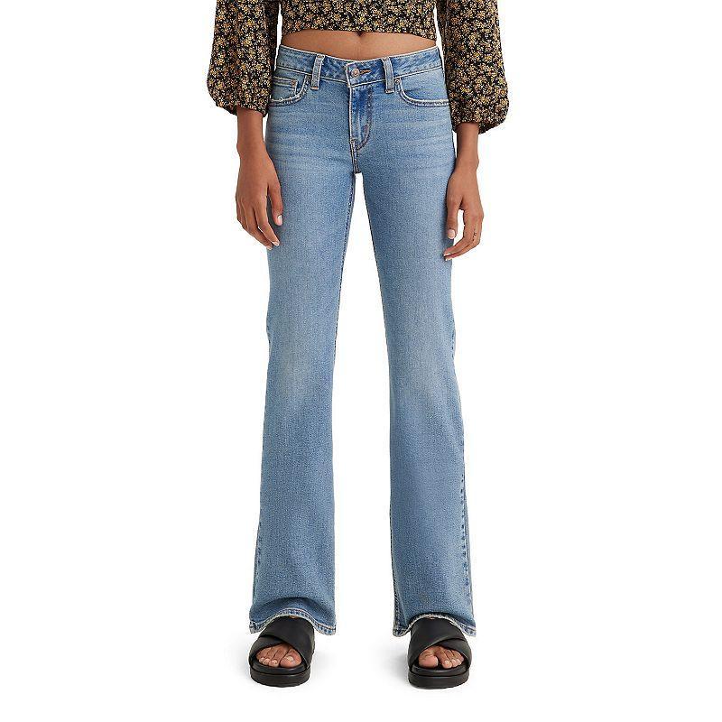 Womens Levis Super Low-Rise Bootcut Jeans Med Blue Product Image