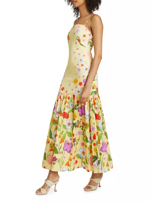 Cordiela Floral Cotton Maxi Dress Product Image