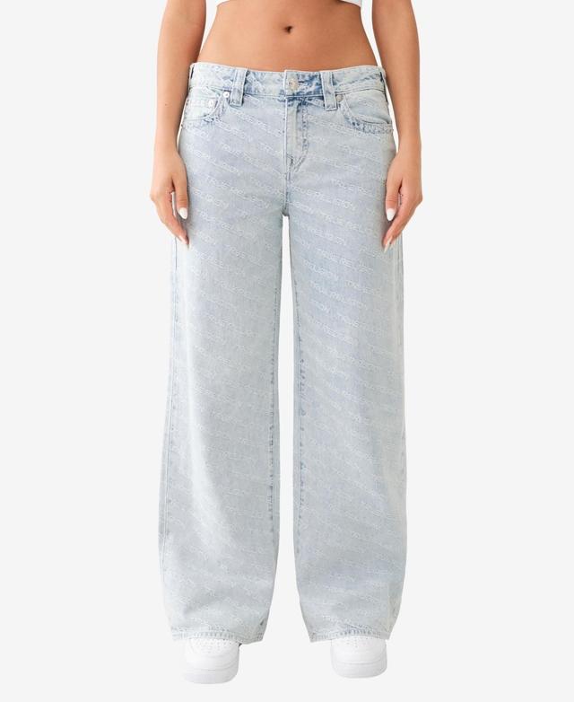 True Religion Womens Monogram Bobbi Baggy Jean Product Image