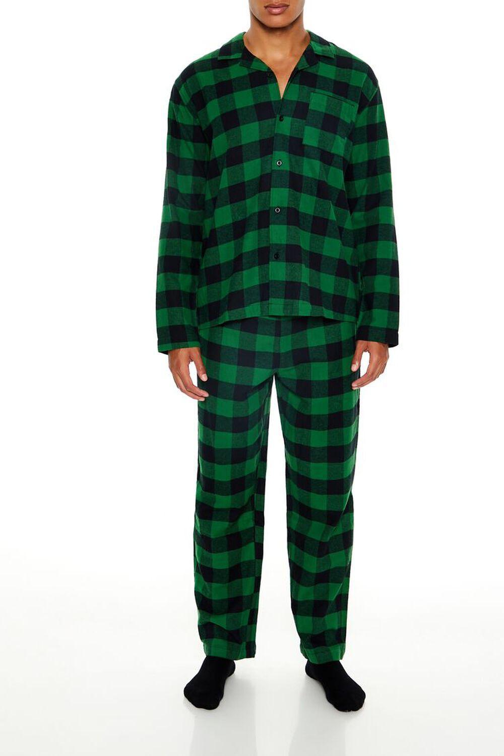 Plaid Flannel Pajama Pants | Forever 21 Product Image