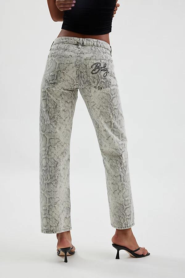 BDG Lennon Snake Straight Leg Pant Womens at Urban Outfitters Product Image