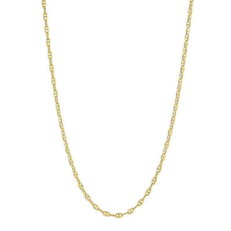 Everlasting Gold 14k Gold Mariner Chain Necklace, Womens Yellow Product Image