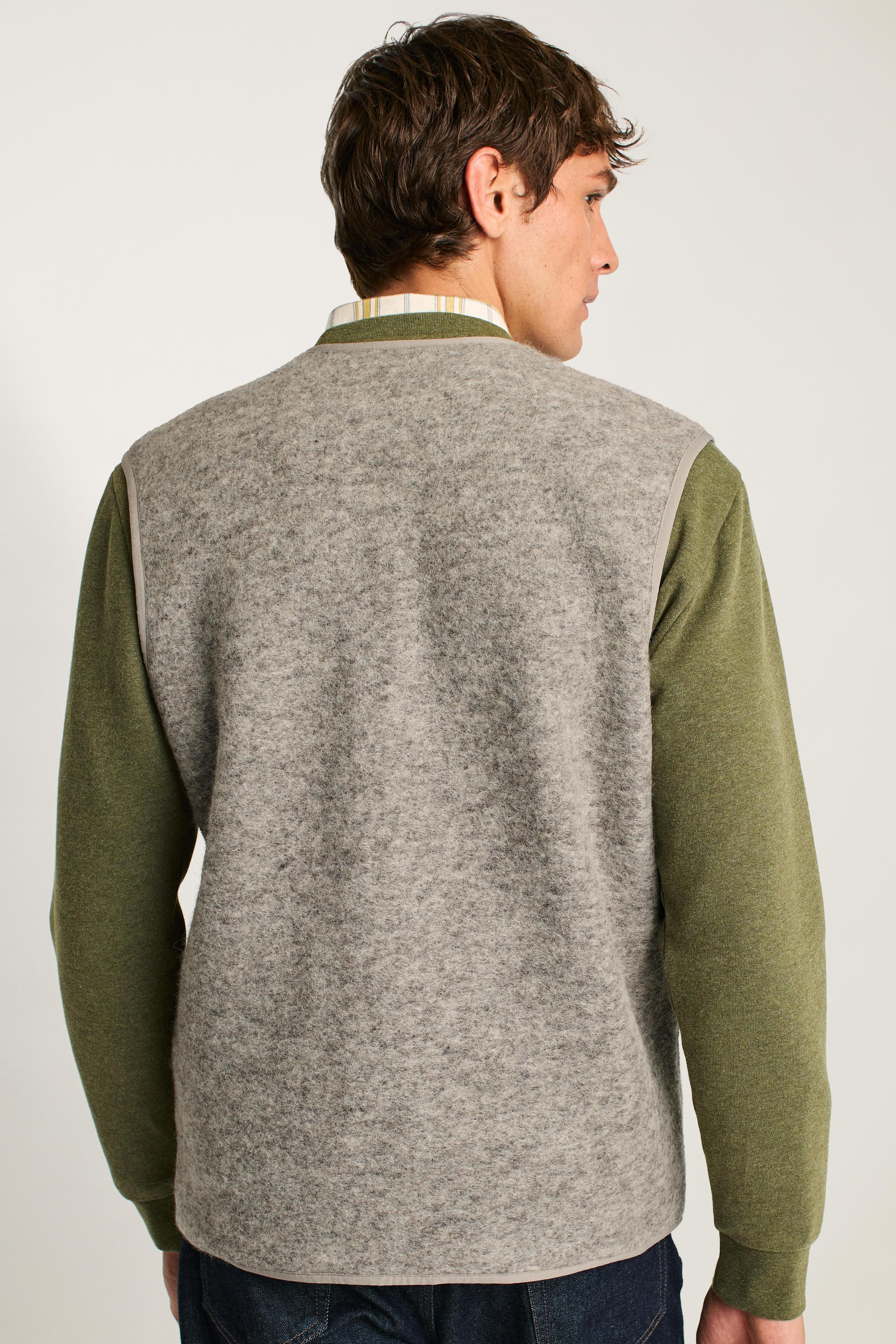 Italian Wool Fleece Vest Product Image