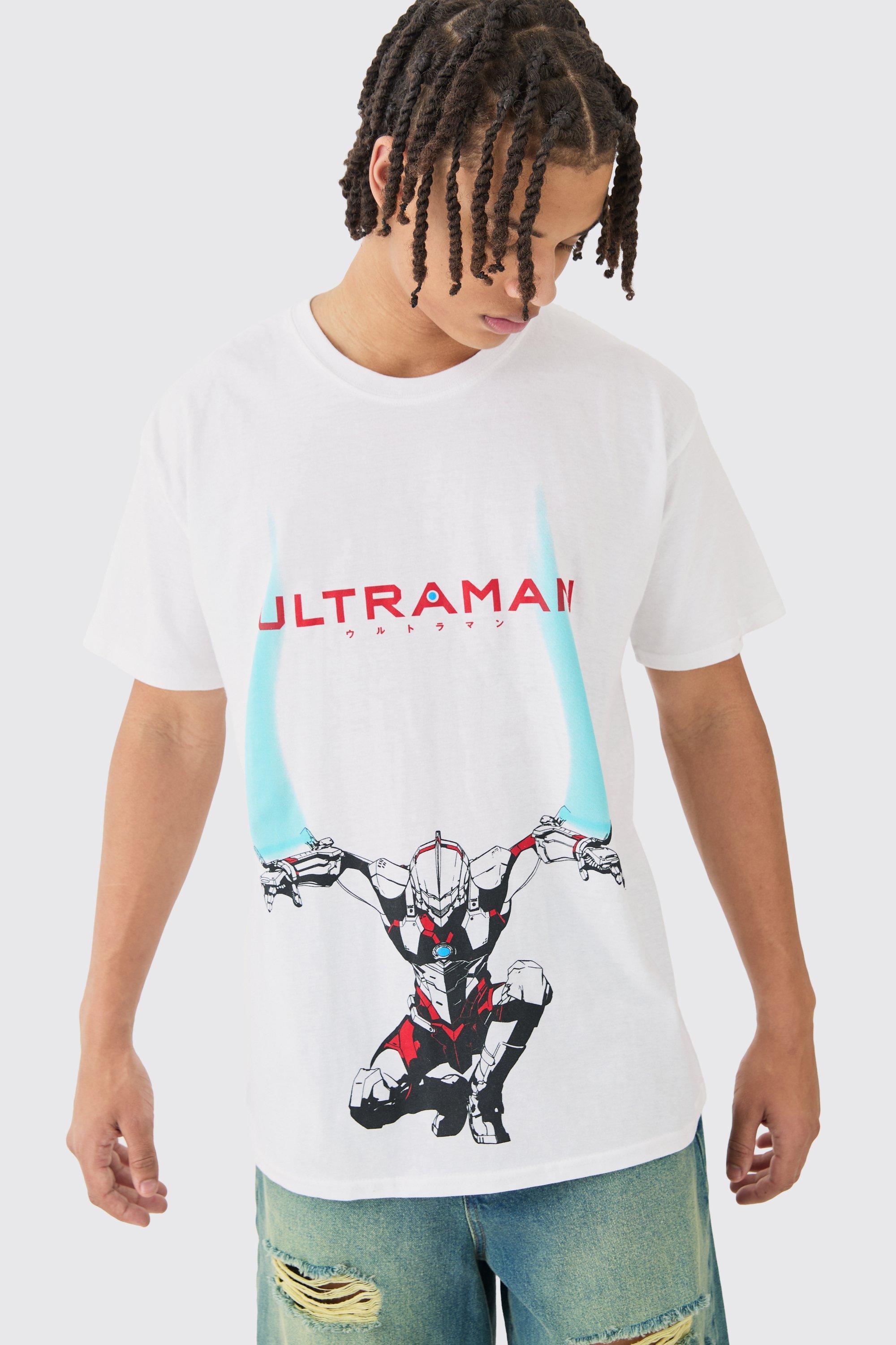 Loose Ultraman Anime License T-shirt | boohooMAN USA Product Image