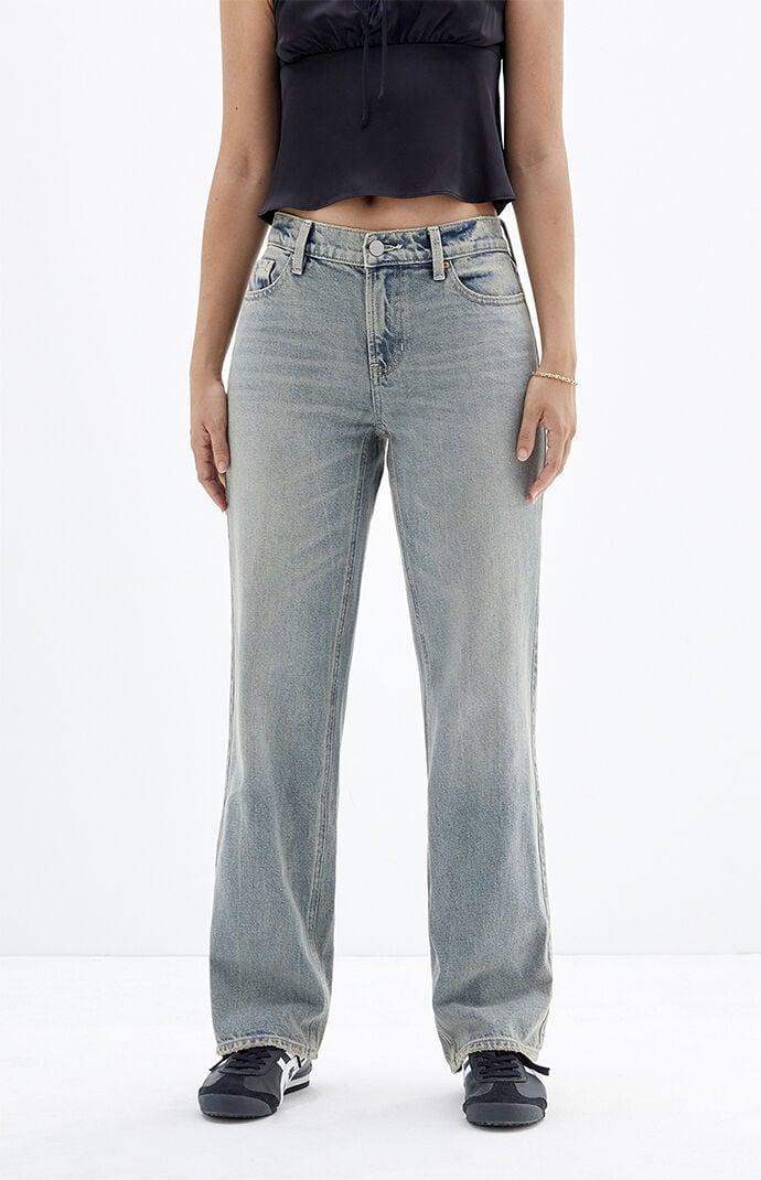 Womens Jordyn Low Rise Straight Leg Jeans - product image