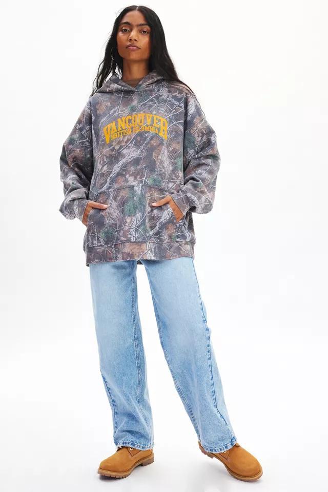 Vancouver Graphic Woodland Camo Hoodie Sweatshirt Product Image