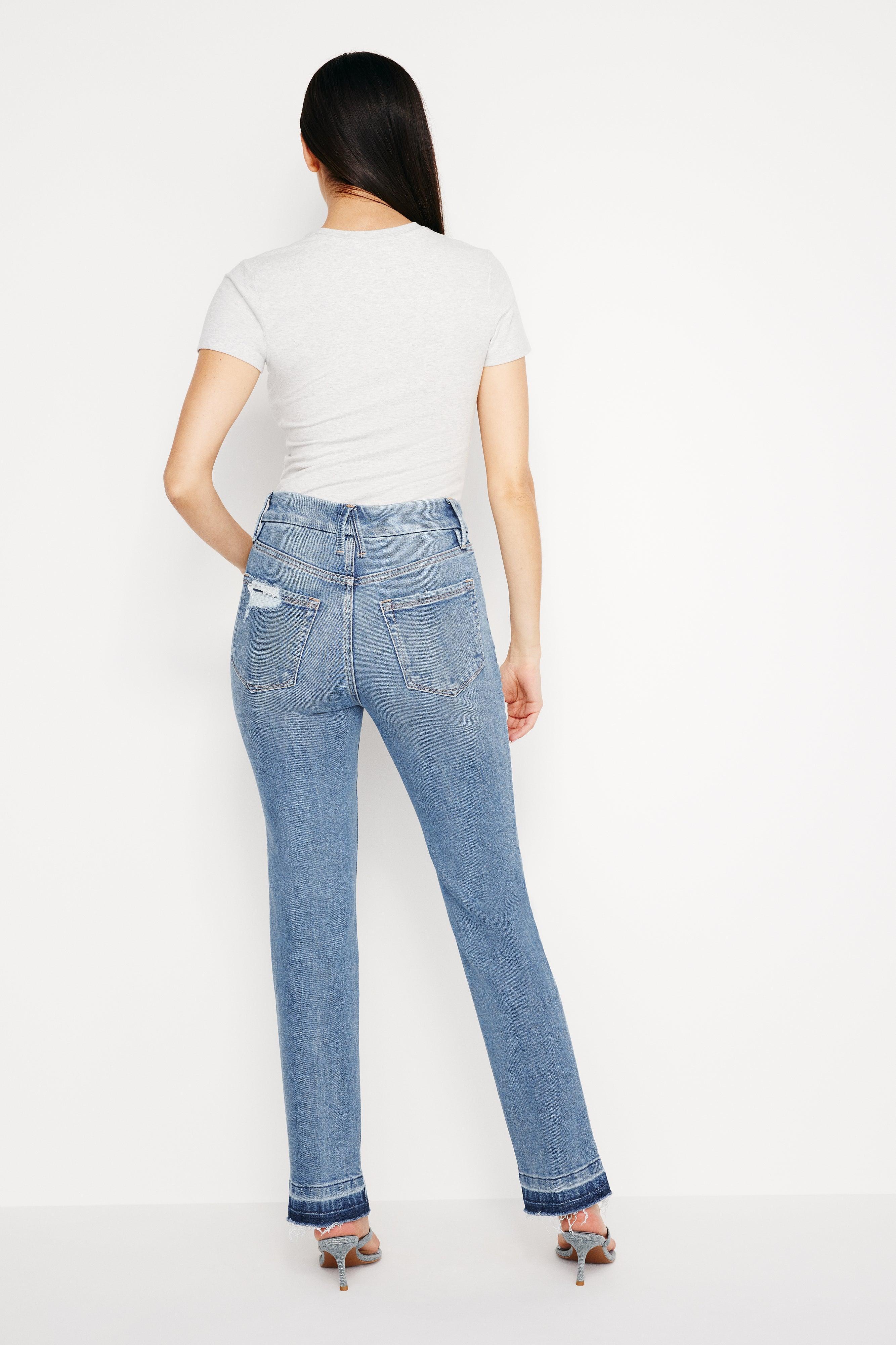 GOOD CLASSIC SLIM STRAIGHT JEANS | INDIGO662 Product Image