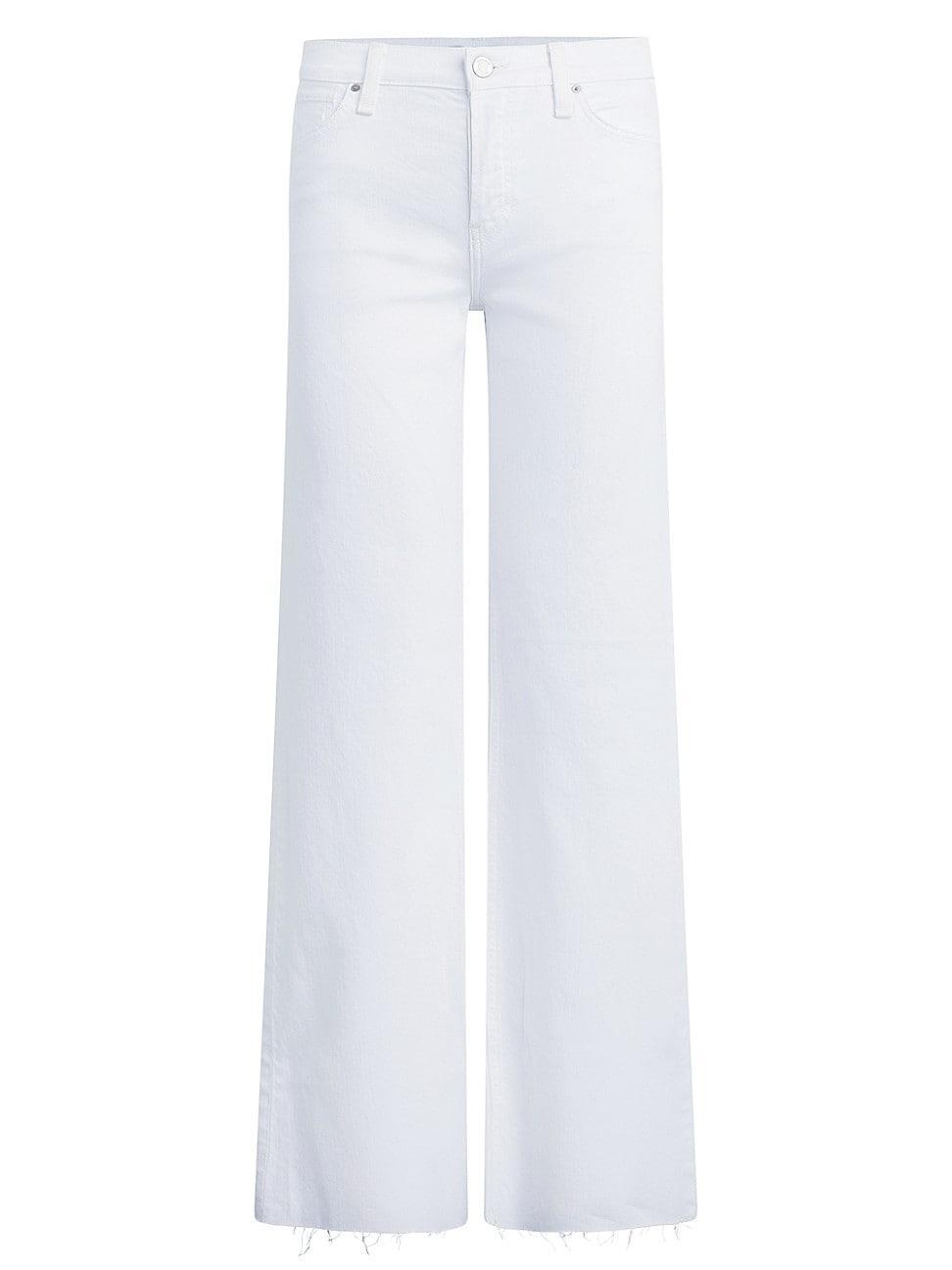 Womens Rosie High-Rise Wide-Leg Jeans Product Image