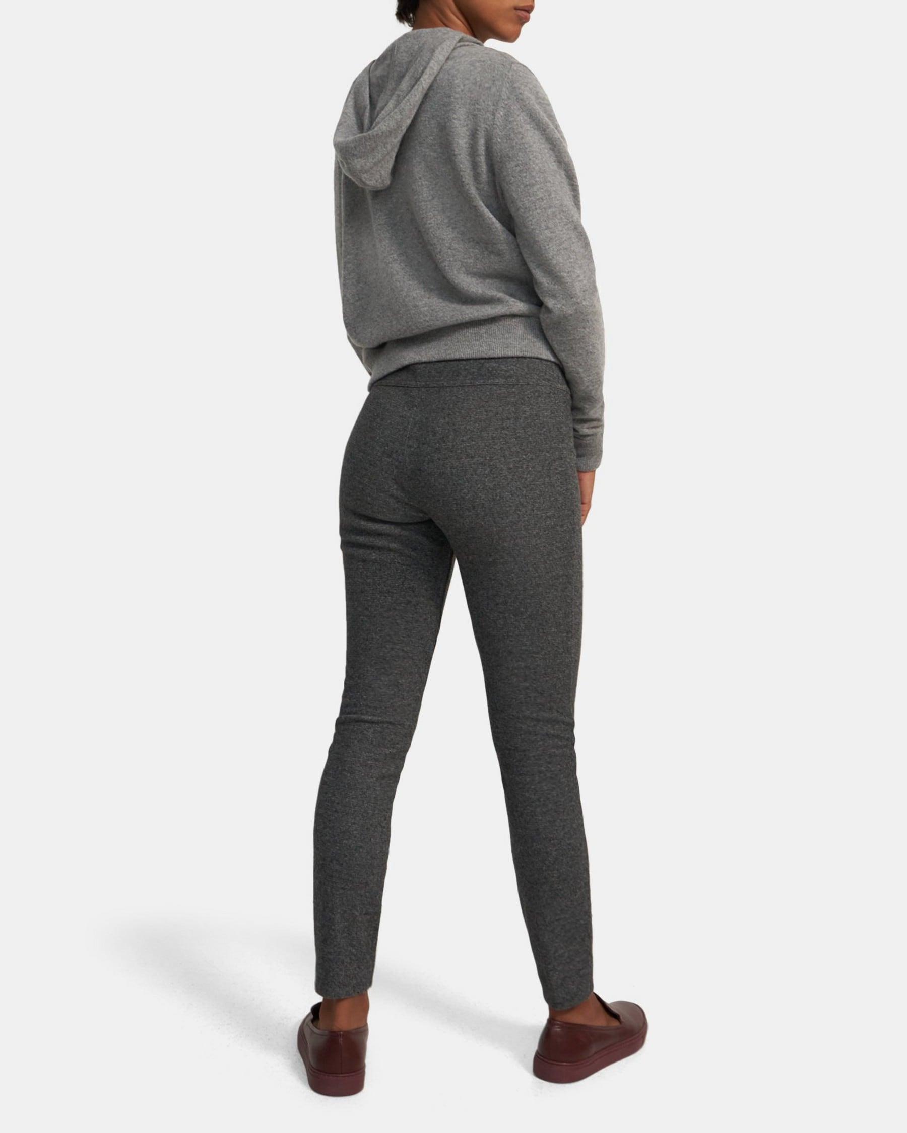 Yoke Legging in Marled Compact Knit Product Image