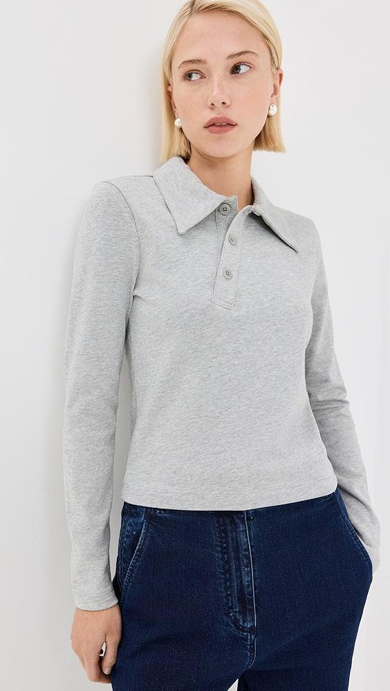 Tibi Perfect T Shrunken Polo | Shopbop Product Image