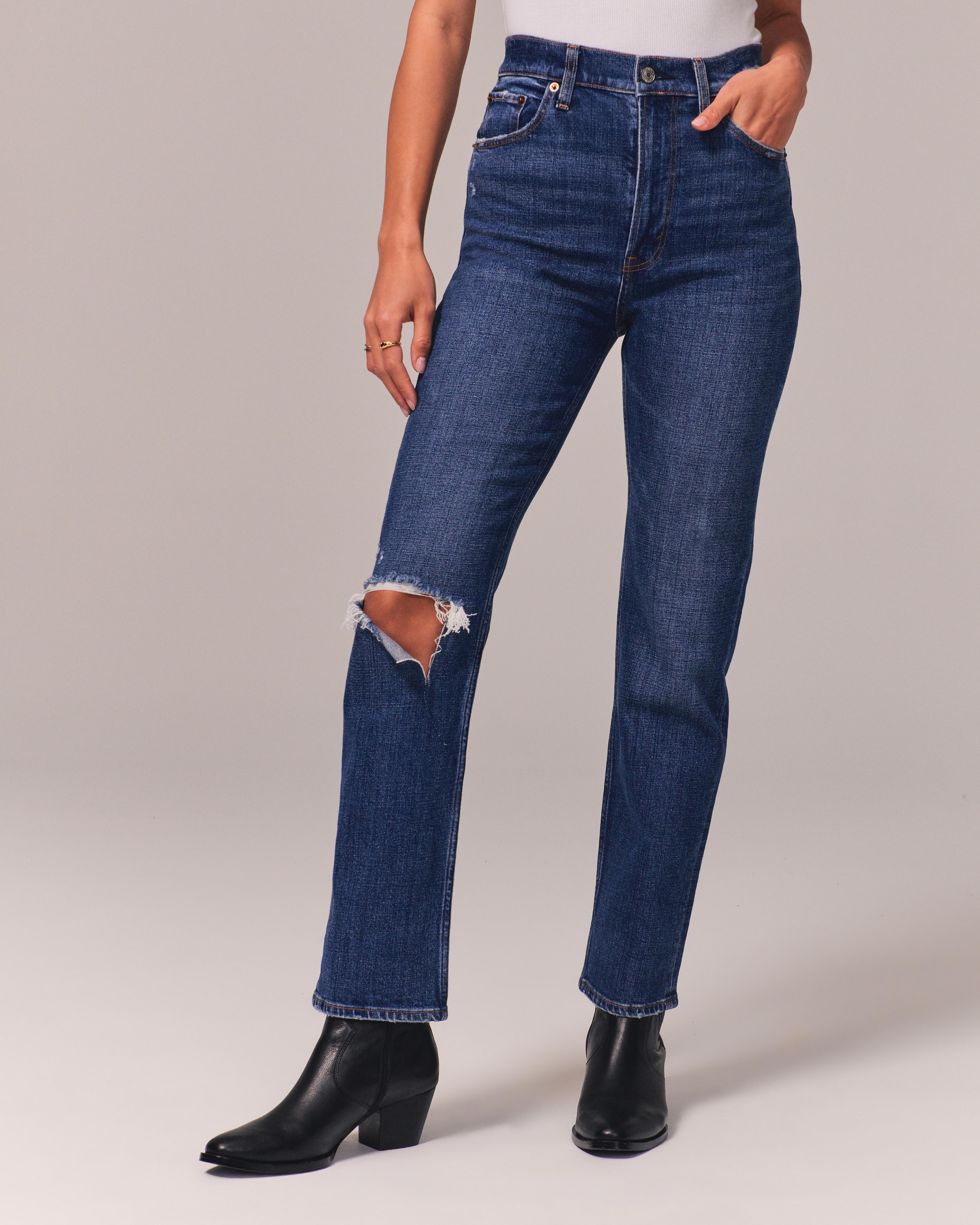 Ultra High Rise Ankle Straight Jean Product Image