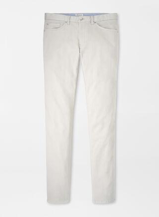 Peter Millar Mens Ultimate Sateen Five-Pocket Pant | Color: British Grey | Size: 32 Product Image