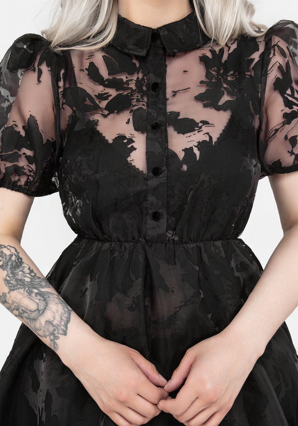 Spectre Layered Mini Shirt Dress Product Image