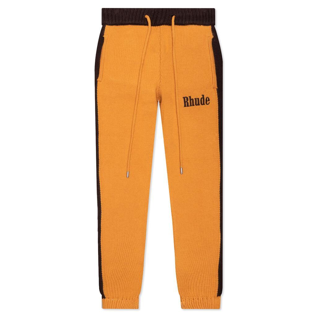 Knit Track Pant - Yellow/Black Male Product Image