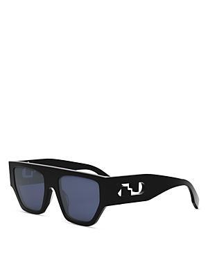 Mens Fendigraphy Rectangular Sunglasses Product Image