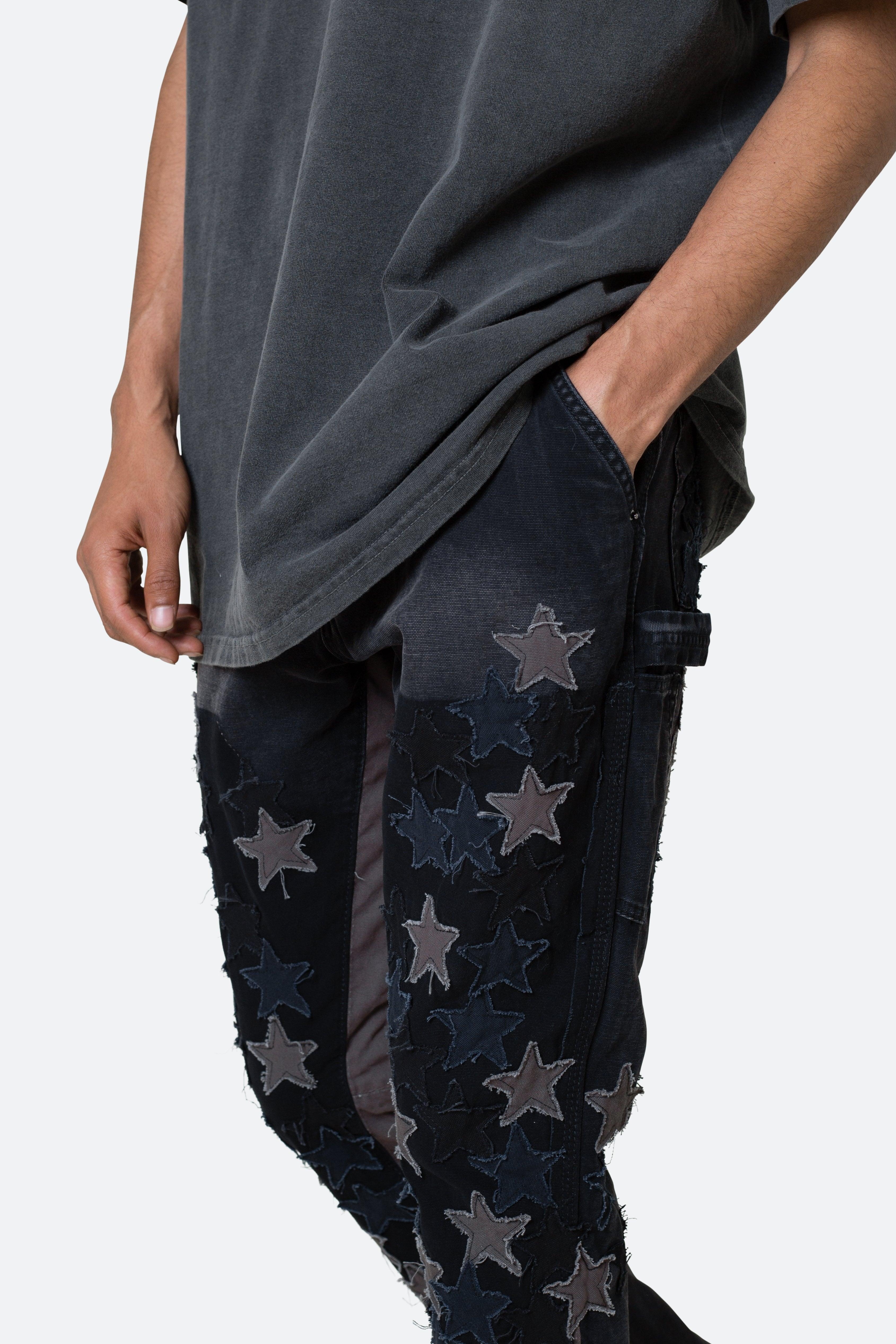 B451 Star Flare Denim - Black Product Image