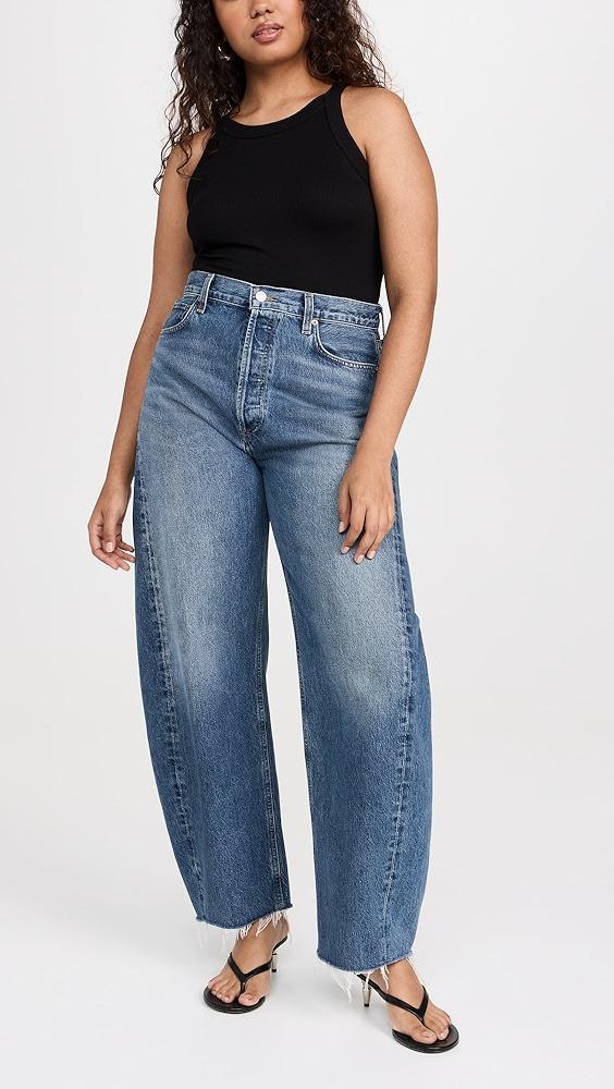 AGOLDE Luna High Rise Curved Taper Jeans | Shopbop Product Image