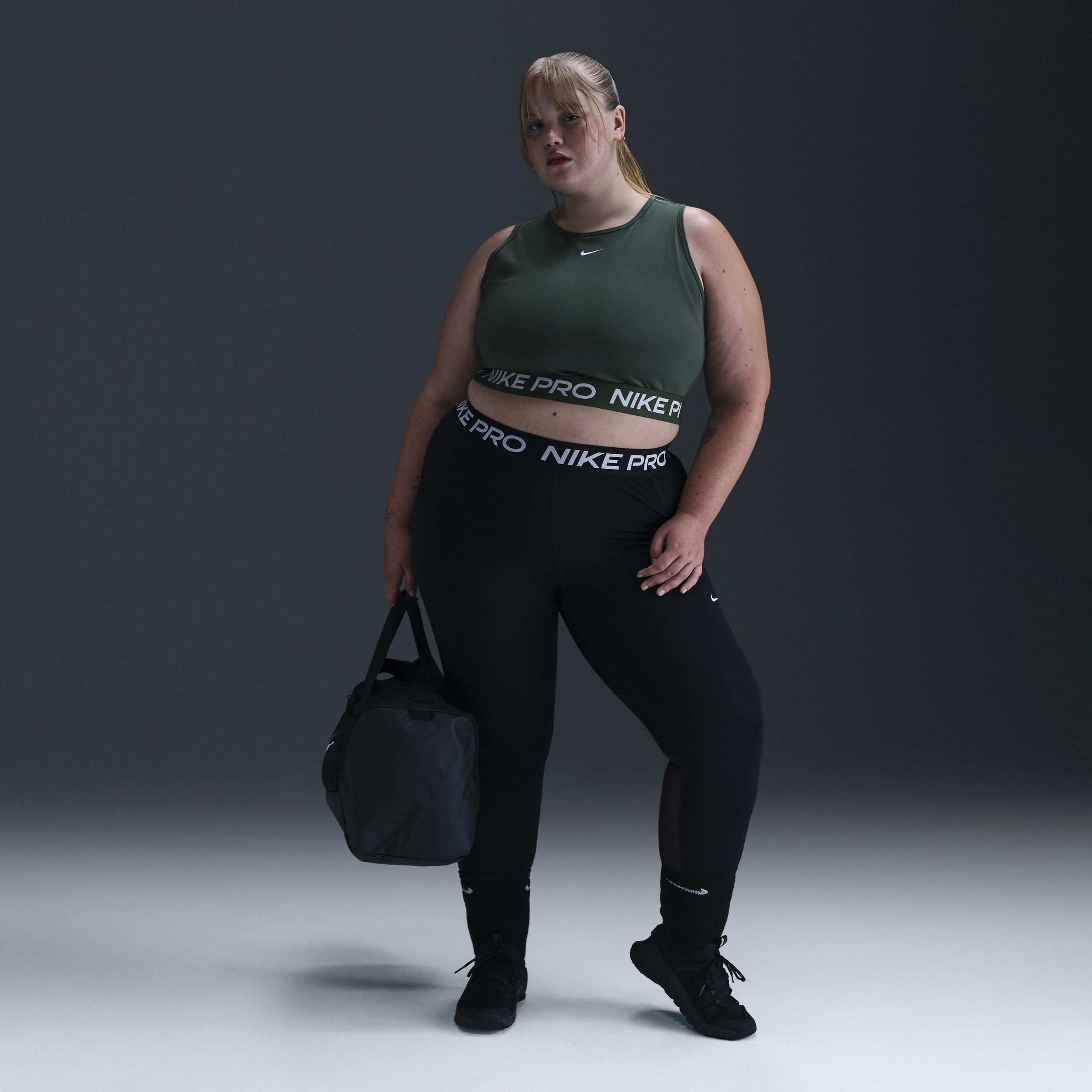 Women's Nike Pro Dri-FIT Cropped Tank Top (Plus Size) Product Image