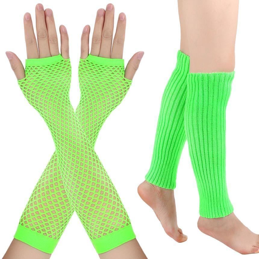 Set:  Fishnet Arm Sleeves + Calf Sleeve Product Image