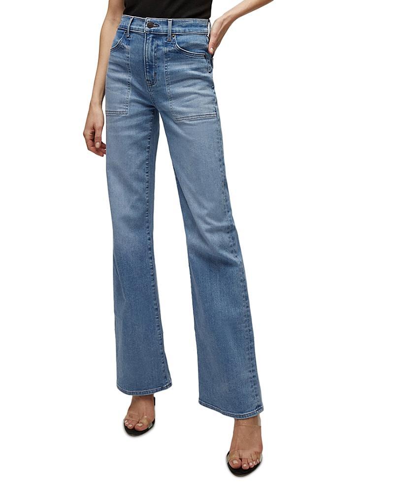 Womens Crosbie Wide-Leg Jeans Product Image