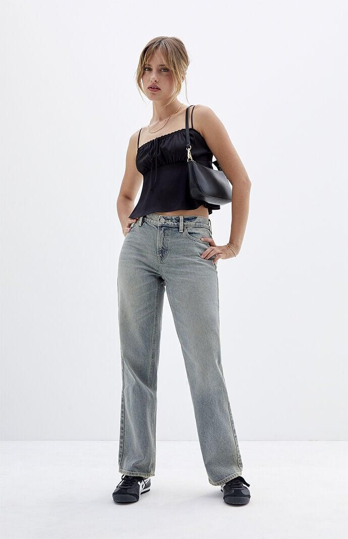 Women's Jordyn Low Rise Straight Leg Jeans - Product Image