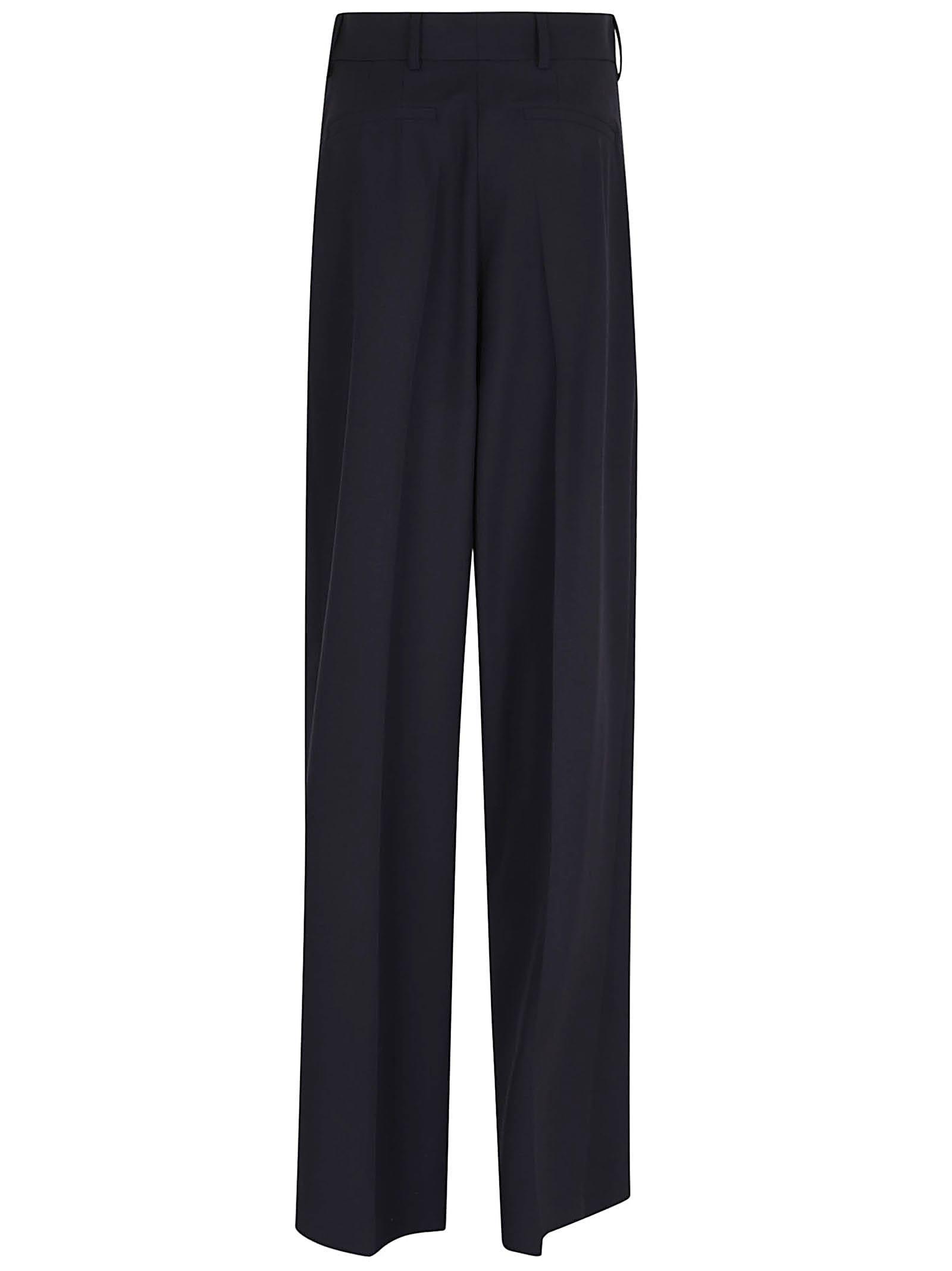 Dry Tailoring Wool Pants In Dark Blue Product Image