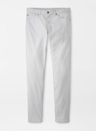 Peter Millar Mens Crown Comfort Five-Pocket Pant | Color: British Grey | Size: 32 Product Image