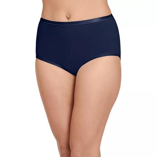 Womens Jockey Worry Free Heavy Absorbency Brief Panty 2581 Just Past Black Product Image