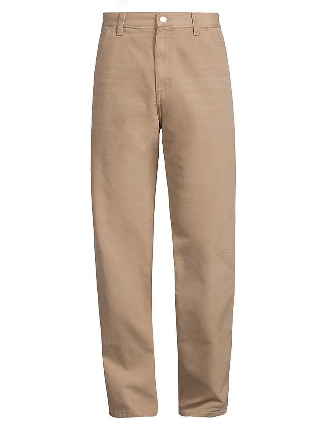 Mens Cotton Straight-Leg Pants Product Image