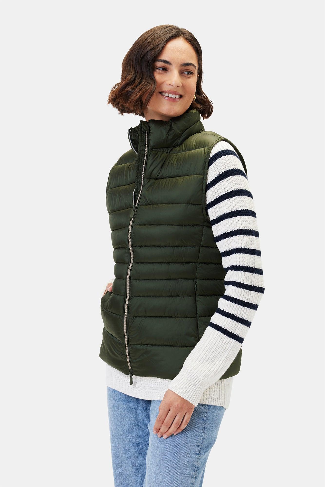 Save the Duck Lynn Vest - Pine Green Product Image