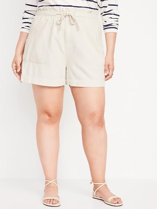 Extra High-Waisted Utility Shorts -- 4-inch inseam Product Image