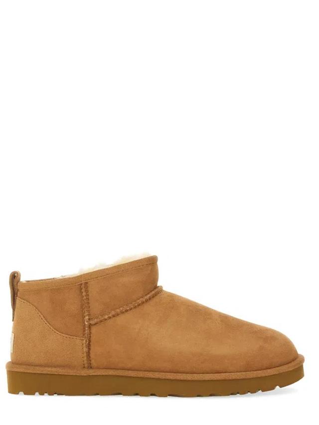 UGG Boot Classic Ultra Mini In Beige Product Image