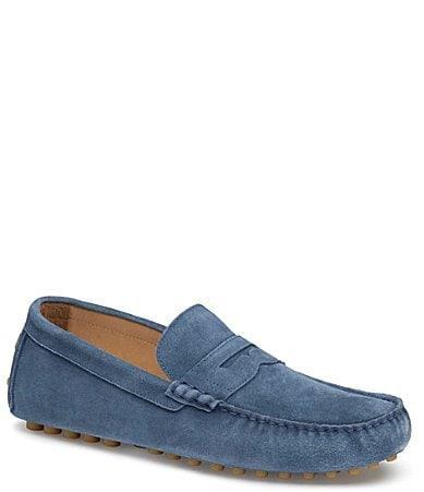 Johnston  Murphy Mens Athens Suede Penny Drivers Product Image