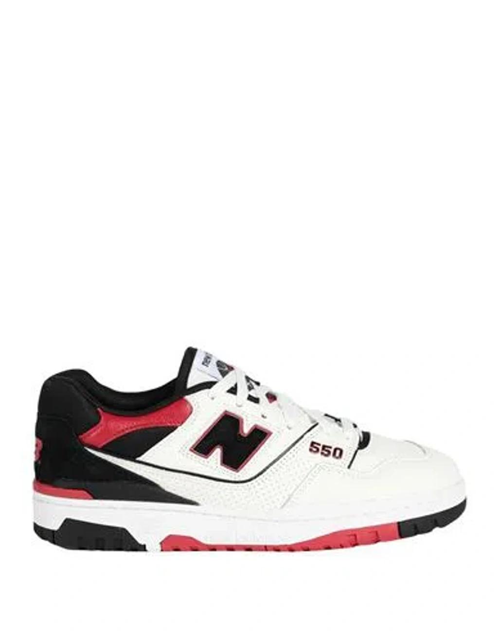 NEW BALANCE 550 Panelled-design Sneakers In White Product Image