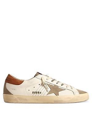 Golden Goose Mens Super Star Lace Up Sneakers Product Image