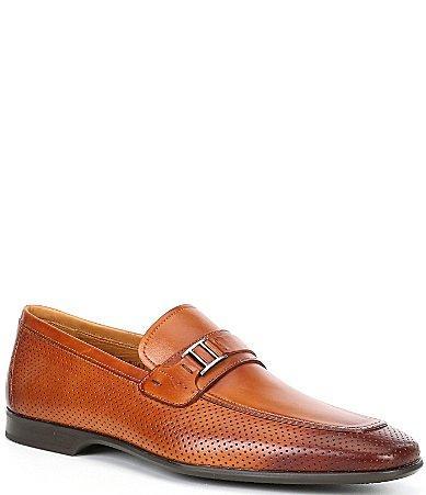 Magnanni Mens Salas Bit Leather Loafers Product Image