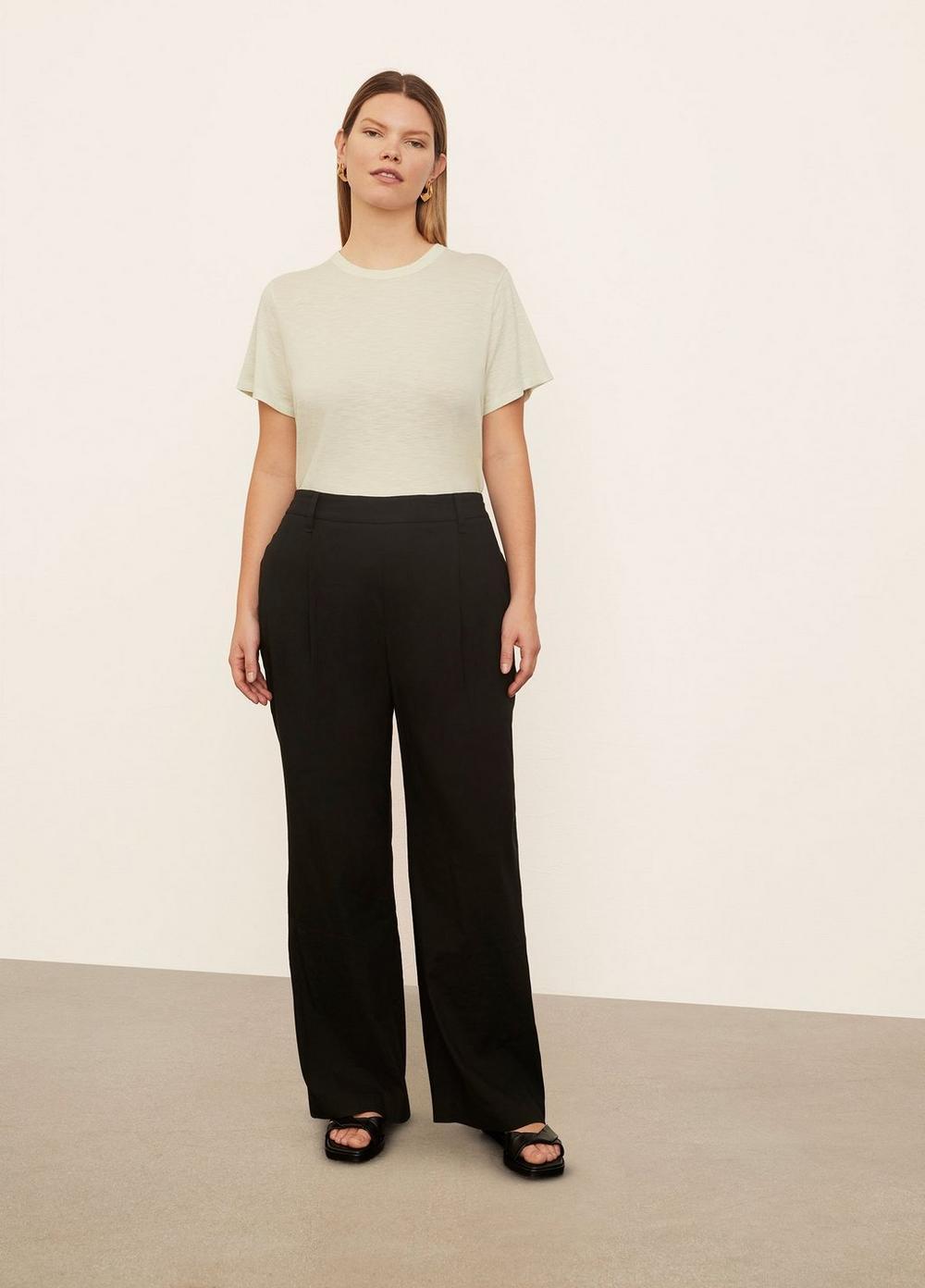 Pleat-Front Pull-On Pant Product Image